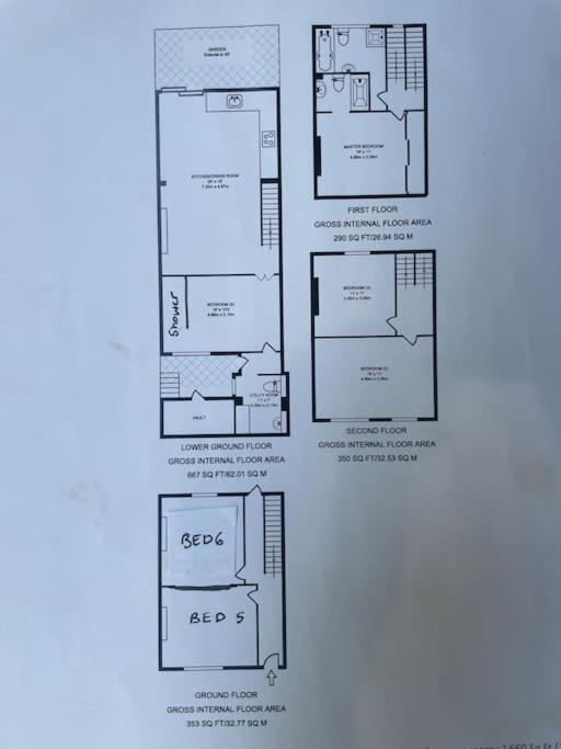Beautiful London Victorian House, Sleeps 12 빌라 외부 사진